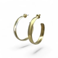 9ct Yellow Gold Hoop Earrings