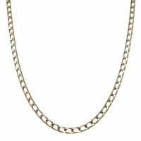 9ct Yellow Gold Curb Link Necklace
