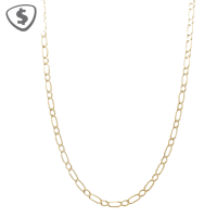 9ct Yellow Gold Figaro Necklace