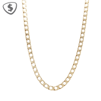 9ct Yellow Gold Curb Link Necklace