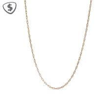 9ct Yellow Gold Rope Chain Necklace, this Versatile Yellow Gold Rope Chain Features a Fluid, Light-Catching Texture that Looks Beautiful Alone or Paired with your Favourite Pendant.