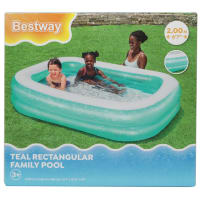 BESTWAY Teal Rectangular Family Pool