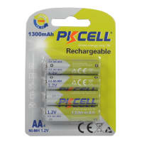 PKCELL 4-Pack AA Rechargeable Batteries