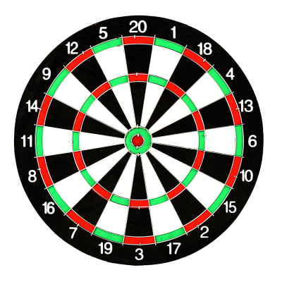 12” Paper Dartboard – with metal wired web