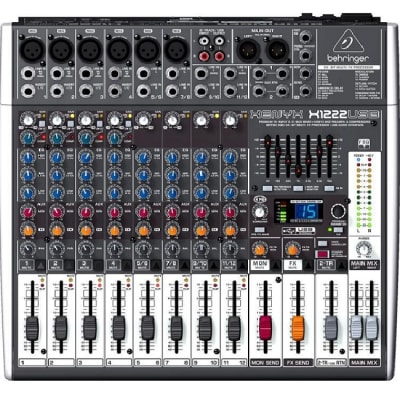 BEHRINGER XENYX DJ LINE MIXER (X1222USB)