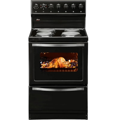 Univa BLACK 94CM 4 PLATE ELECTRICAL HOB (U116B)