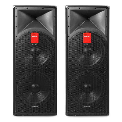 Dixon Dual 15" 600W DJ/PA Speakers