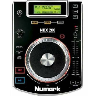 NUMARK BLACK DIGITAL TABLETOP DJ TURNTABLE (NDX200)