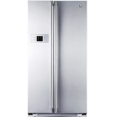 LG SILVER 581L SIDE BY SIDE FRIDGE (GR-B207WLQ)