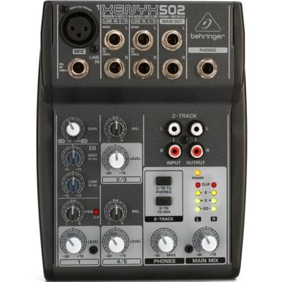BEHRINGER 3CH DJ LINE MIXER (XENYX 502)
