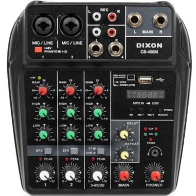 DIXON 4CH DJ LINE MIXER (CS-400M)