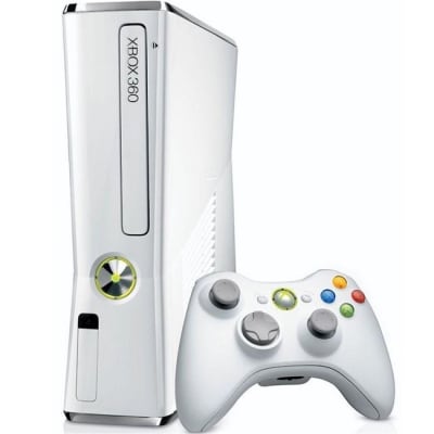 MICROSOFT WHITE  XBOX 360 SLIM (250GB)