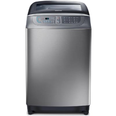 SAMSUNG STAINLESS STEEL 16KG TOP LOADER (WA16F7S8)