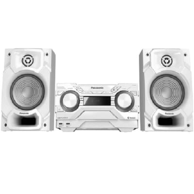 PANASONIC WHITE 400W MINI HIFI SYSTEM (SA-AKX220)