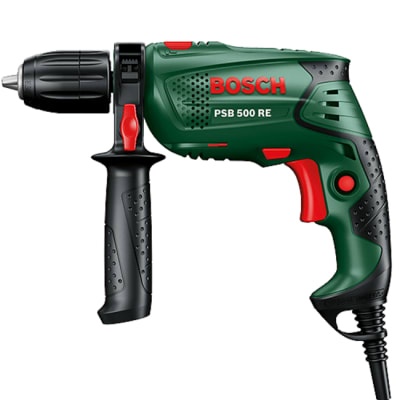 BOSCH GREEN/BLACK 500W HAMMER DRILL (PSB500RE)