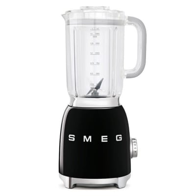 SMEG 1.5L BLACK RETRO BLENDER (BLF01BLUK)