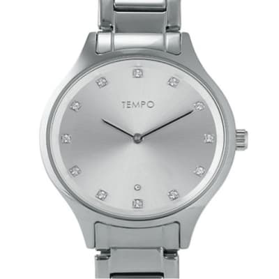 TEMPO LADIES METAL FINISH ANALOGUE WATCH