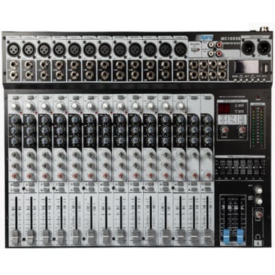 HYBRID 12CH DJ LINE MIXER (MC16USB)