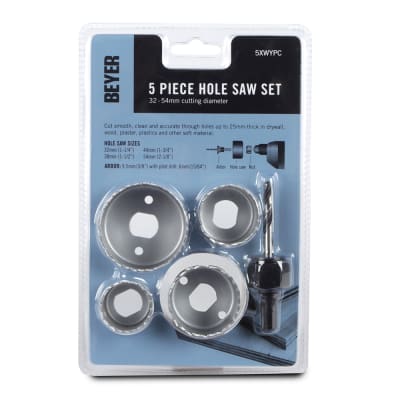 Beyer 5-piece Hole Saw Set