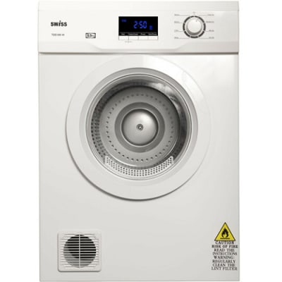 SWISS WHITE 8.5KG TUMBLE DRYER (TDEV85W)