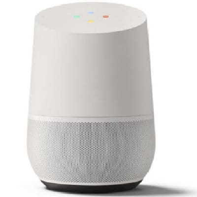 GOOGLE WHITE BT MEDIA SPEAKER PLAYER (HOME ASSISTANT)