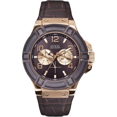 GUESS GENTS RIGOR ANALOGUE WATCH (W0040G3)