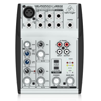 BEHRINGER 5CH DJ LINE MIXER (UB502)