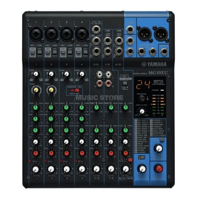 YAMAHA 10CH DJ LINE MIXER (MG10XU)