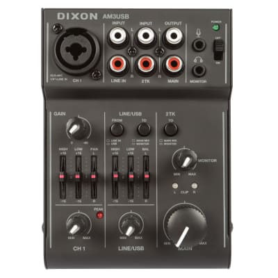 Dixon Compact 5-Channel Mixer – With Usb