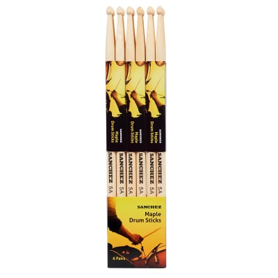 Sanchez Maple Drumsticks – 6 Pairs