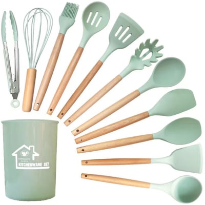 12-Piece Silicone Kitchen Utensil Set