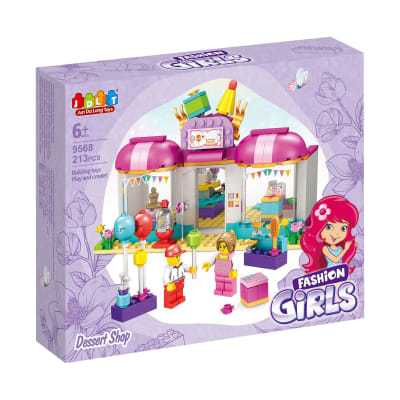 213-Piece Fashion Girls Dessert Block Shop Set