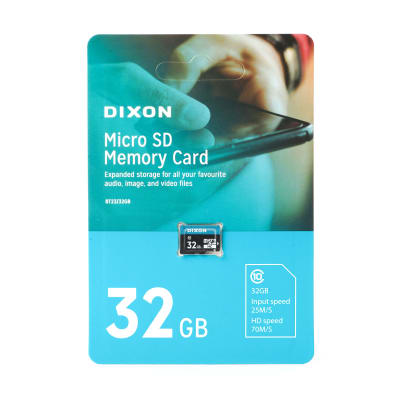 Dixon 32GB Micro SD Memory Card