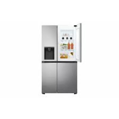 LG 617L PALTINUM SILVER  SIDE BY SIDE FRIDGE (GC-L257SLXL)