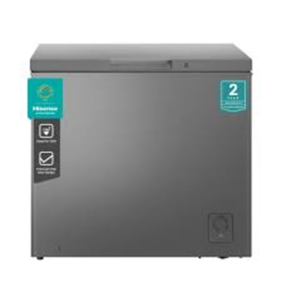 HISENSE 198L METALLIC CHEST FREEZER