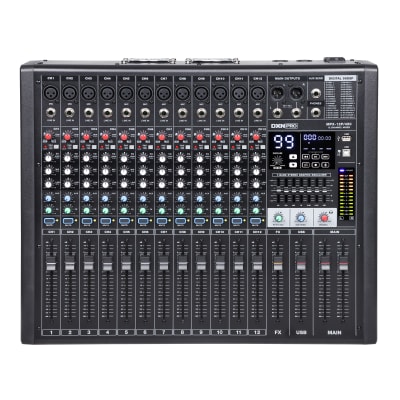 DXNPRO 12-Channel Powered Mixer 
