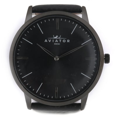 Aviator Black Watch with Black Band  