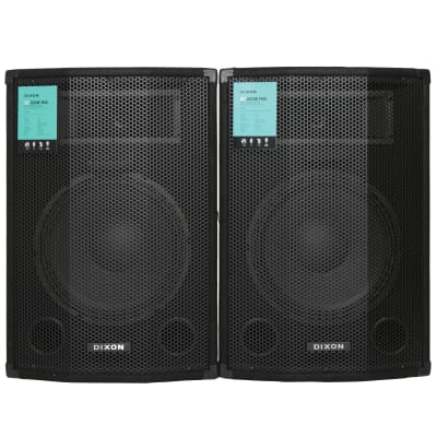 Dixon 12” 600W PA/DJ Speaker System (PAIR)