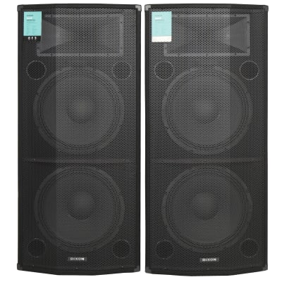 Dixon Dual 15” 800W DJ/PA Speaker System