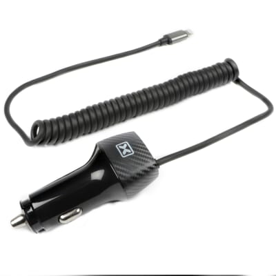 Dixon 51W Car Charger with Built-in Lightning Cable