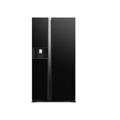 HITACHI_ 700L SIDE BY SIDE BLACK GLASS DOOR REFRIGERATOR (RSX700GPUK0GBK)