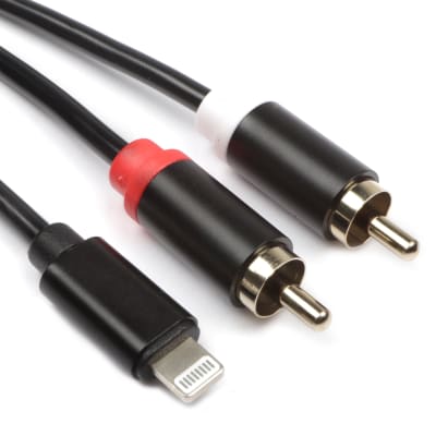 Dixon Lightning to RCA Audio Cable