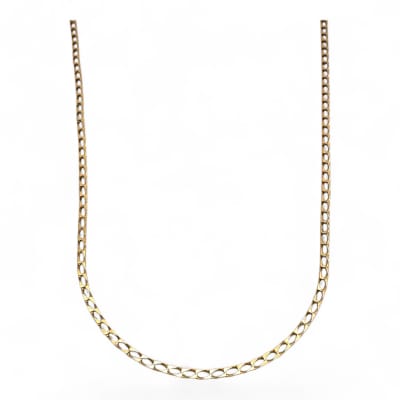 9ct Yellow Gold 2mm Necklace