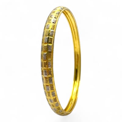 18ct Yellow Gold Amritsari Bangle 1 of 2