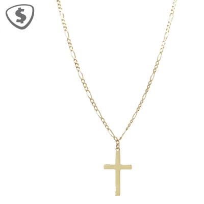 9ct Yellow Gold Pendant and Necklace