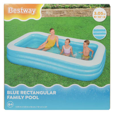 BESTWAY Blue Rectangular Family Pool