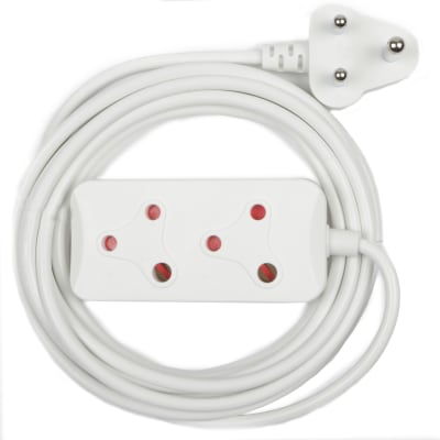 DIXON 5m 2-socket Extension Lead with child protection