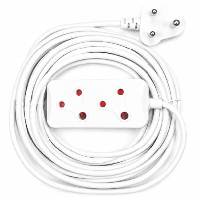 Dixon 10m 2-socket Extension Lead with child protection