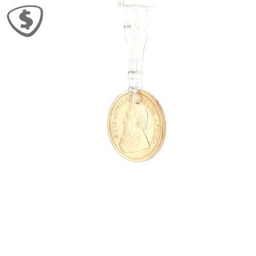 22ct 1/10oz Kruger Rand Bullion Coin, Featuring 1981 & Springbok Antelope on Reverse. 