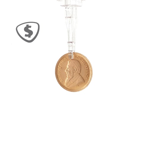 This Timeless 22ct Yellow Gold Bullion Krugerrand Features Paul Kruger's Iconic Portrait, a Reeded Edge, and the Traditional "SUID-AFRIKA / SOUTH AFRICA" Inscription.

